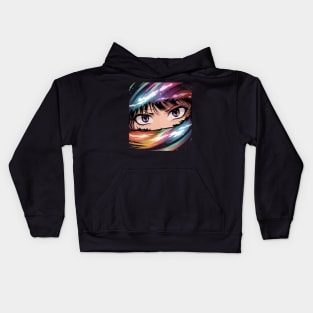 Anime Eyes Kids Hoodie